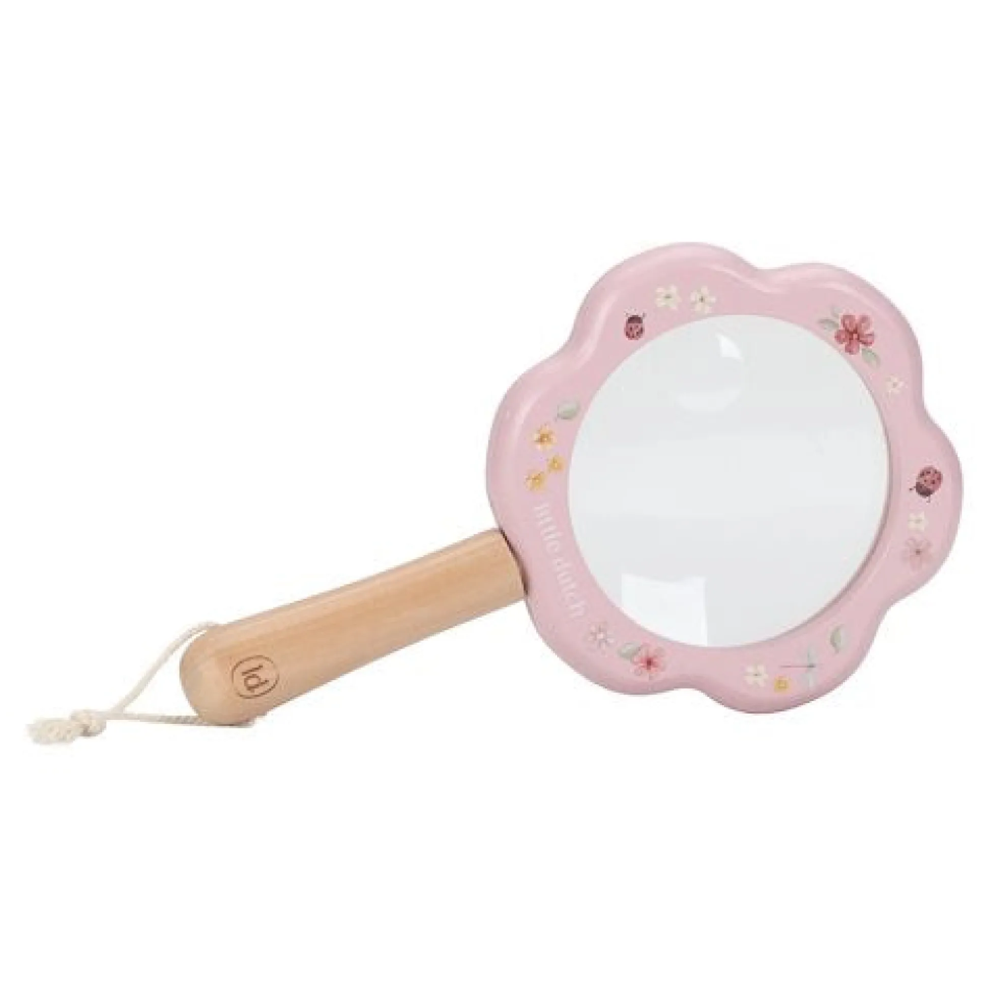 Wooden Magnifying Glass - Pink - Fairy Garden
