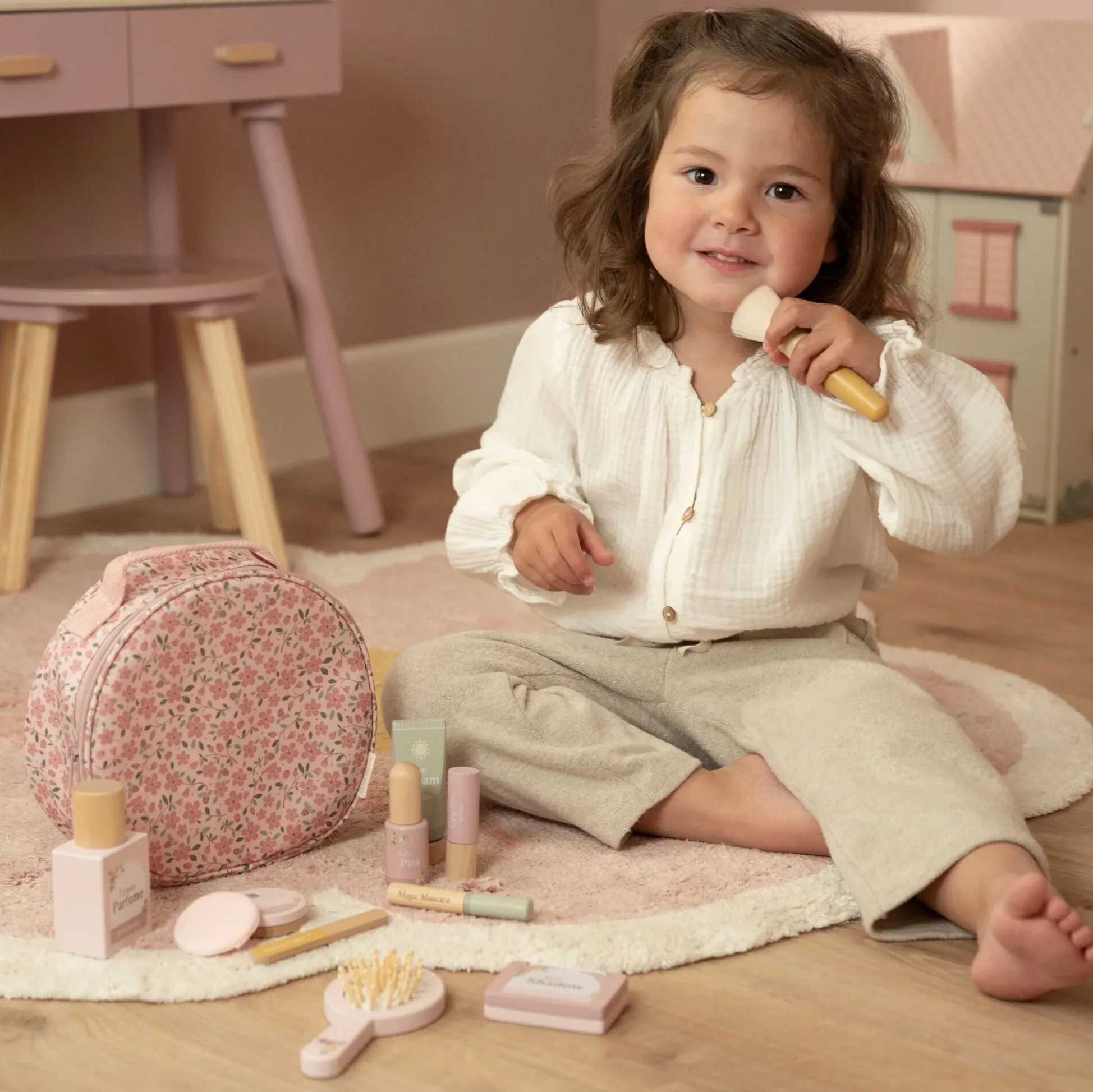 Wooden make-up set - Multicolored - Essentials