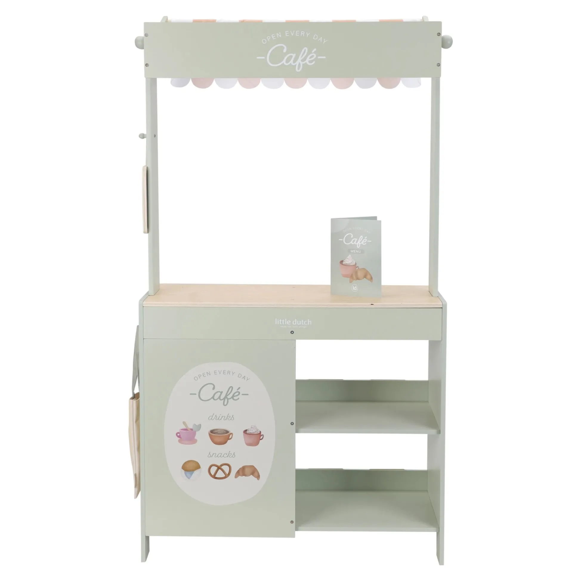 Wooden market stall – Green – Essentials