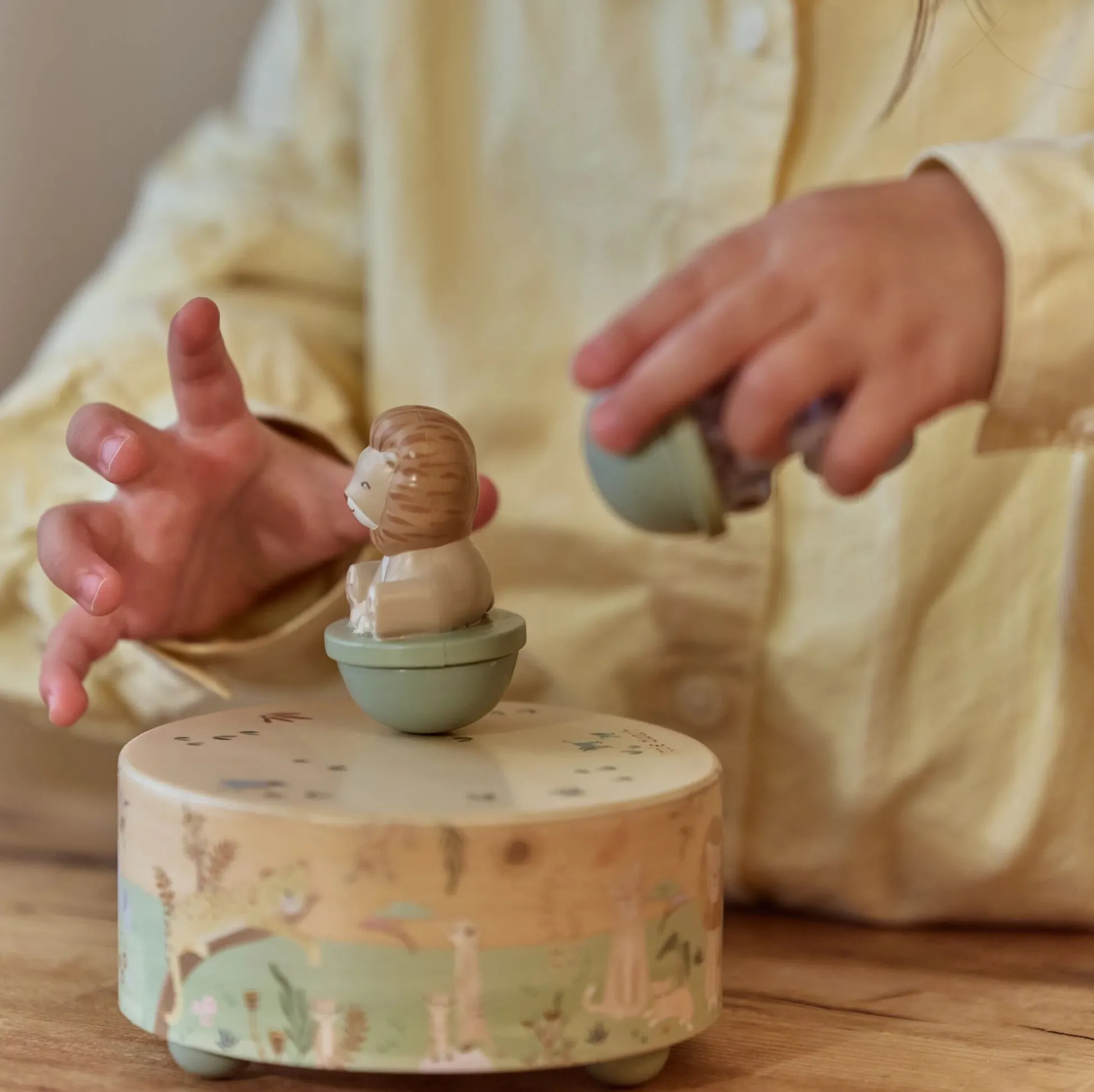 Wooden Music Box - Green