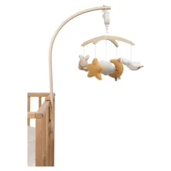 Wooden music mobile - Beige - Newborn Naturals