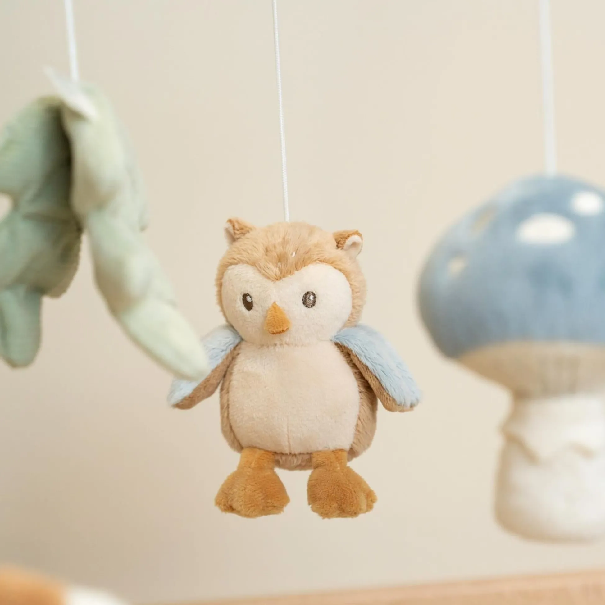 Wooden Music Mobile - Blue - Forest Friends