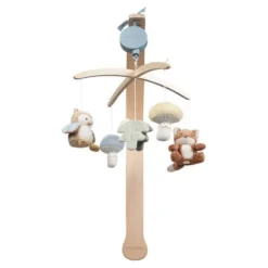 Wooden Music Mobile - Blue - Forest Friends