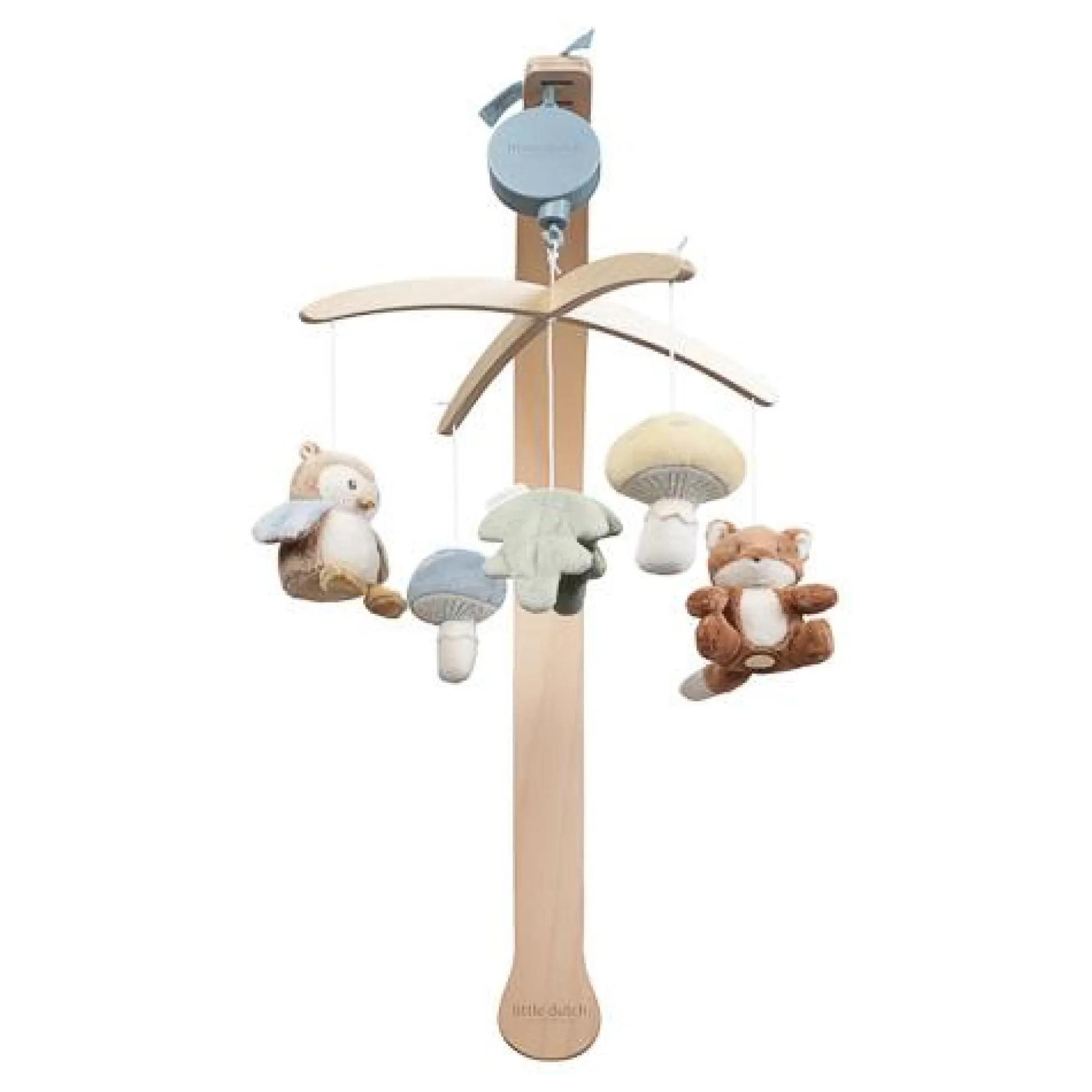 Wooden Music Mobile - Blue - Forest Friends