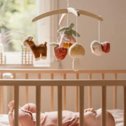 Wooden Music Mobile - Pink - Fairy Garden