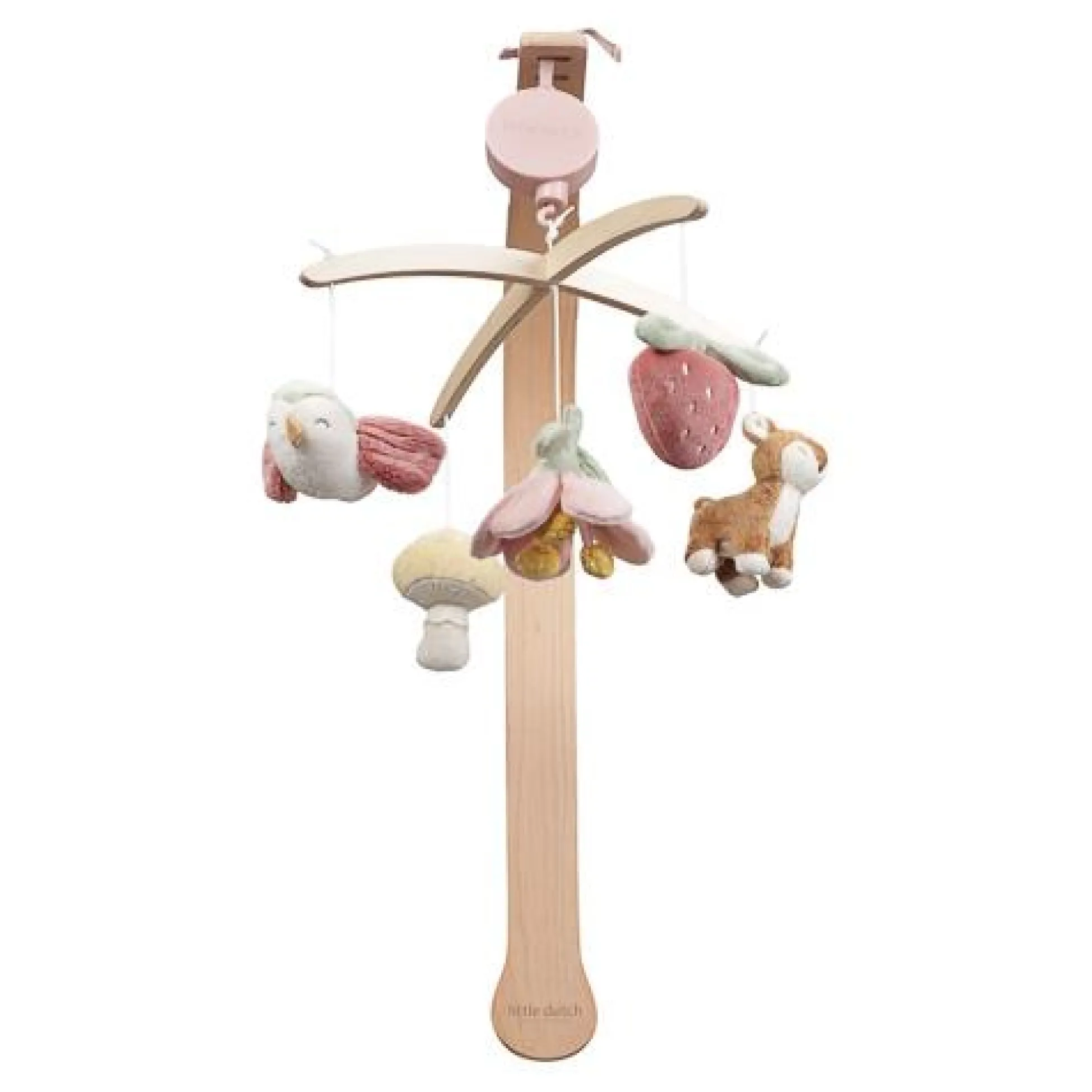 Wooden Music Mobile - Pink - Fairy Garden