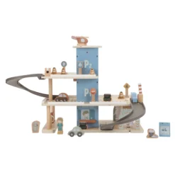 Wooden parking garage – Blue – Essentials