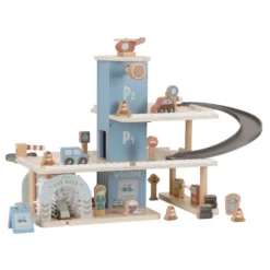 Wooden parking garage – Blue – Essentials