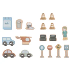 Wooden parking garage – Blue – Essentials