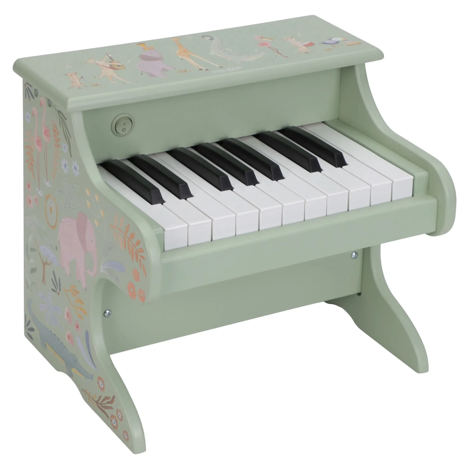 Wooden piano - Green - Safari Friends