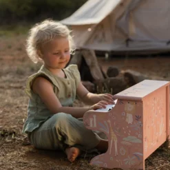 Wooden piano - Pink - Safari Friends