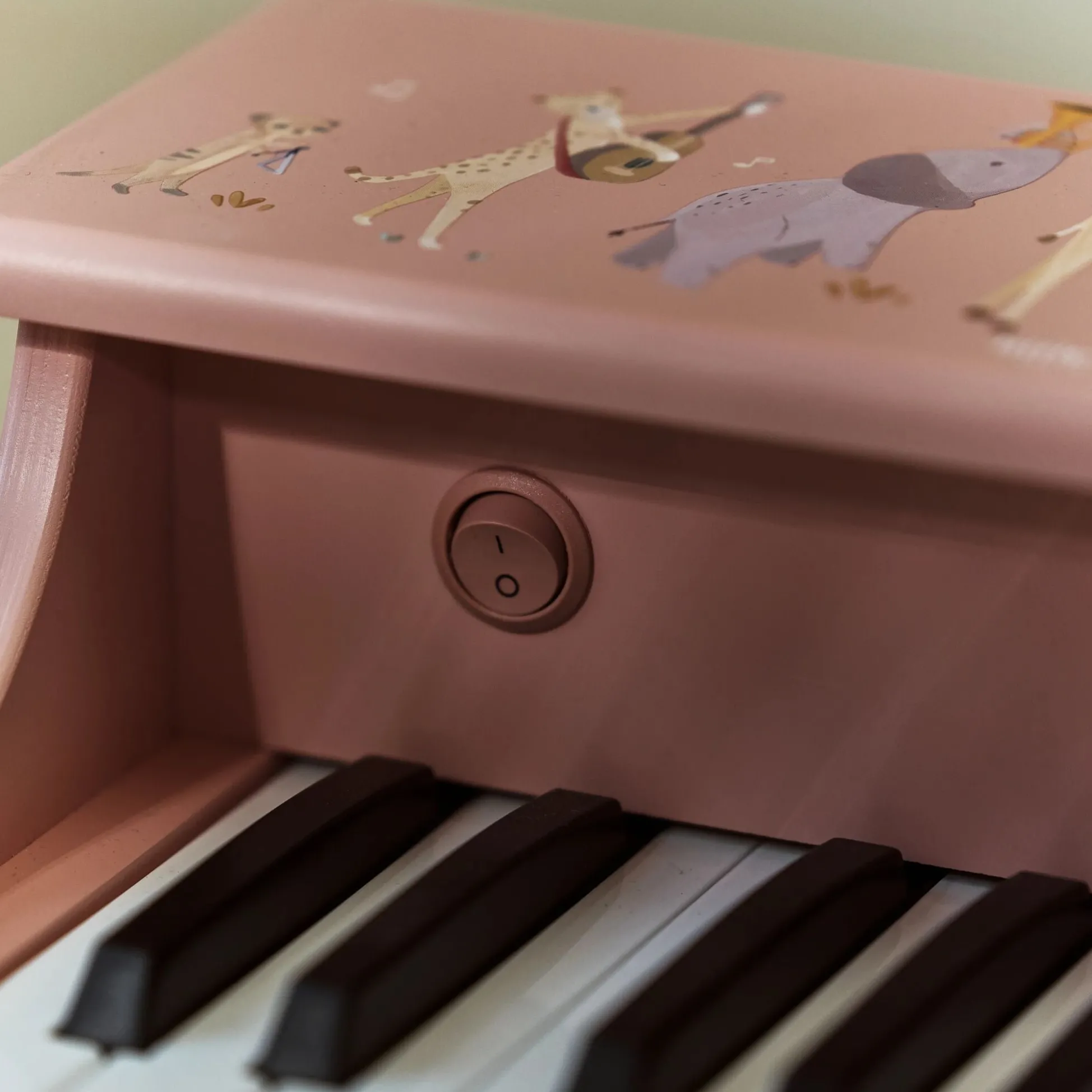 Wooden piano - Pink - Safari Friends