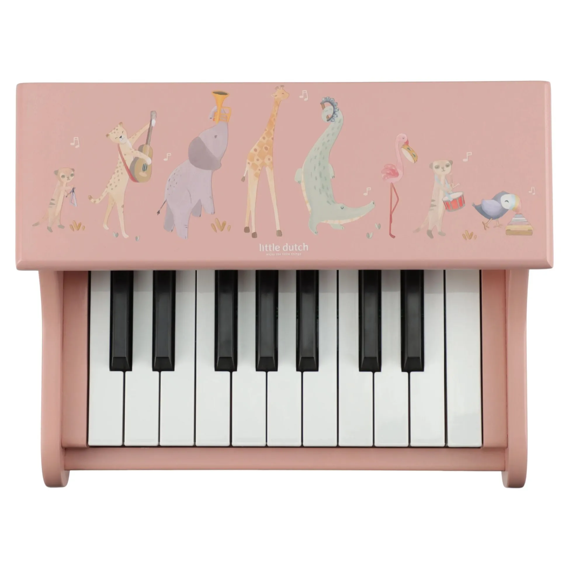 Wooden piano - Pink - Safari Friends