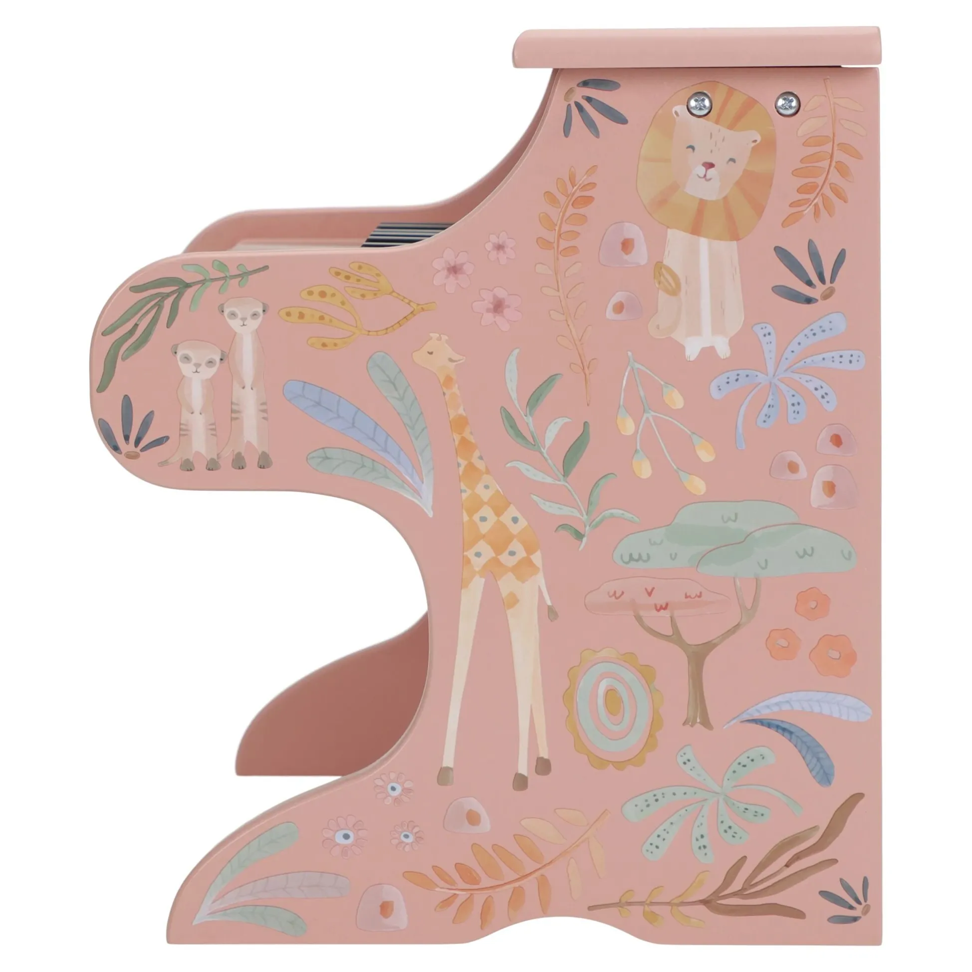 Wooden piano - Pink - Safari Friends