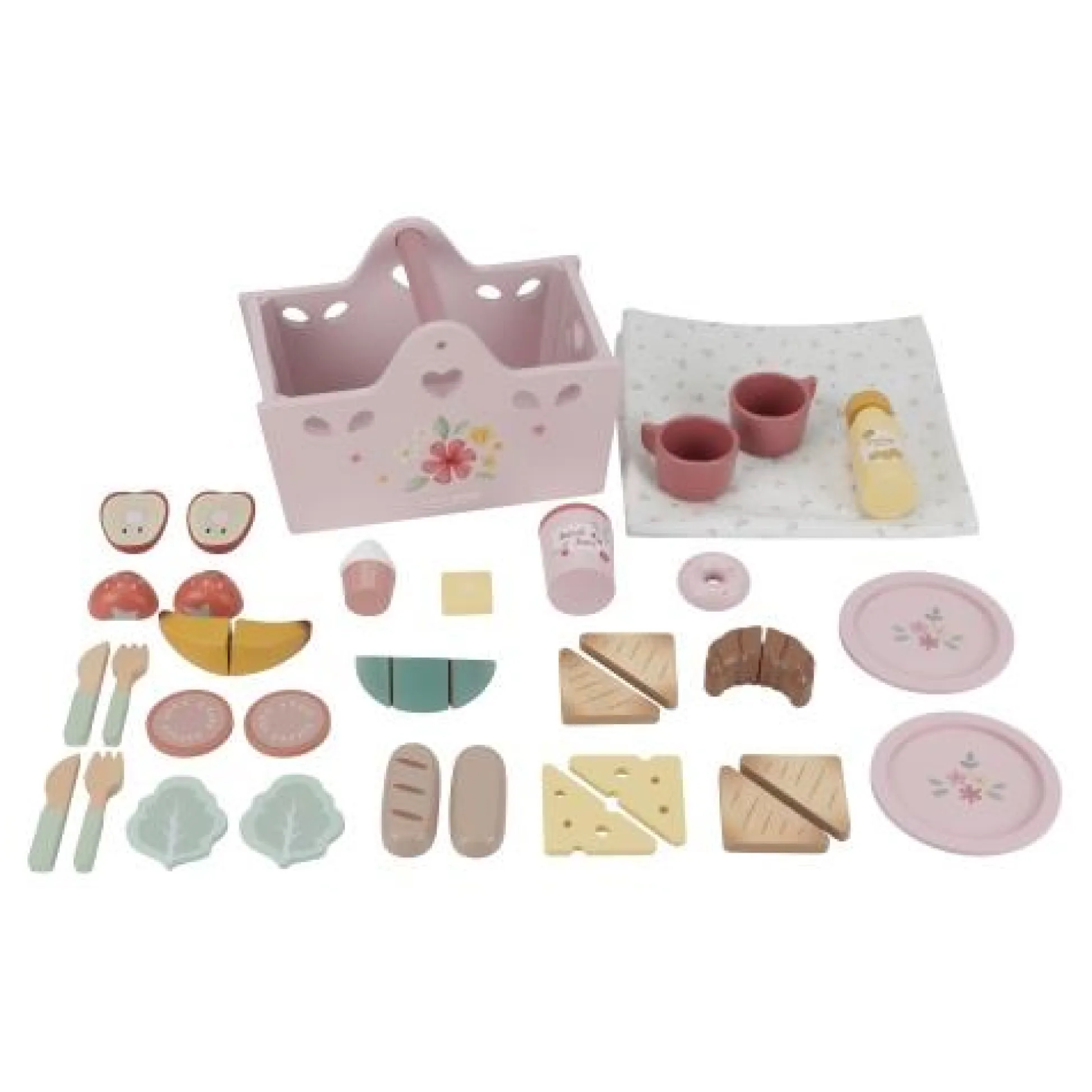 Wooden Picnic Set - Multicolored - Essentials