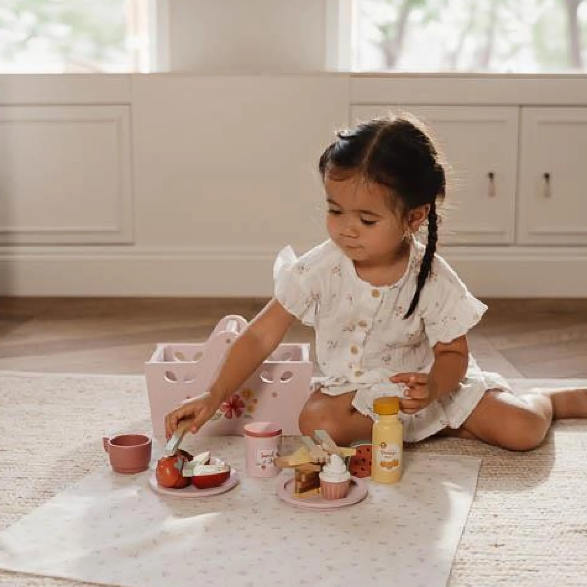 Wooden Picnic Set - Multicolored - Essentials