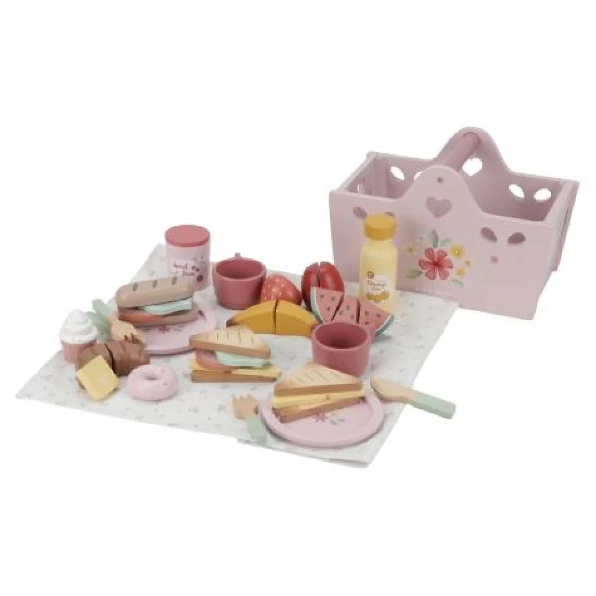 Wooden Picnic Set - Multicolored - Essentials