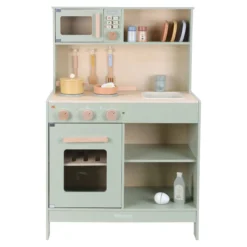 Wooden play kitchen - Green - Essentials