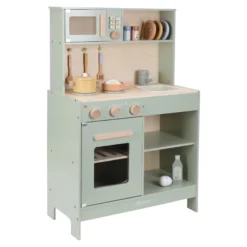 Wooden play kitchen - Green - Essentials