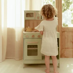 Wooden play kitchen - Green - Essentials