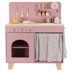 Wooden play kitchen - Pink - Essentials