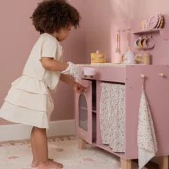 Wooden play kitchen - Pink - Essentials