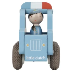 Wooden police car – Blue – Essentials