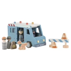 Wooden police car – Blue – Essentials