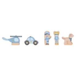 Wooden police station – Blue – Essentials