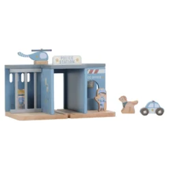 Wooden police station – Blue – Essentials