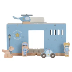 Wooden police station – Blue – Essentials