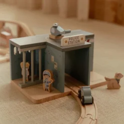 Wooden police station – Blue – Essentials