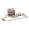 Wooden racetrack in play case – Multicolored – Essentials