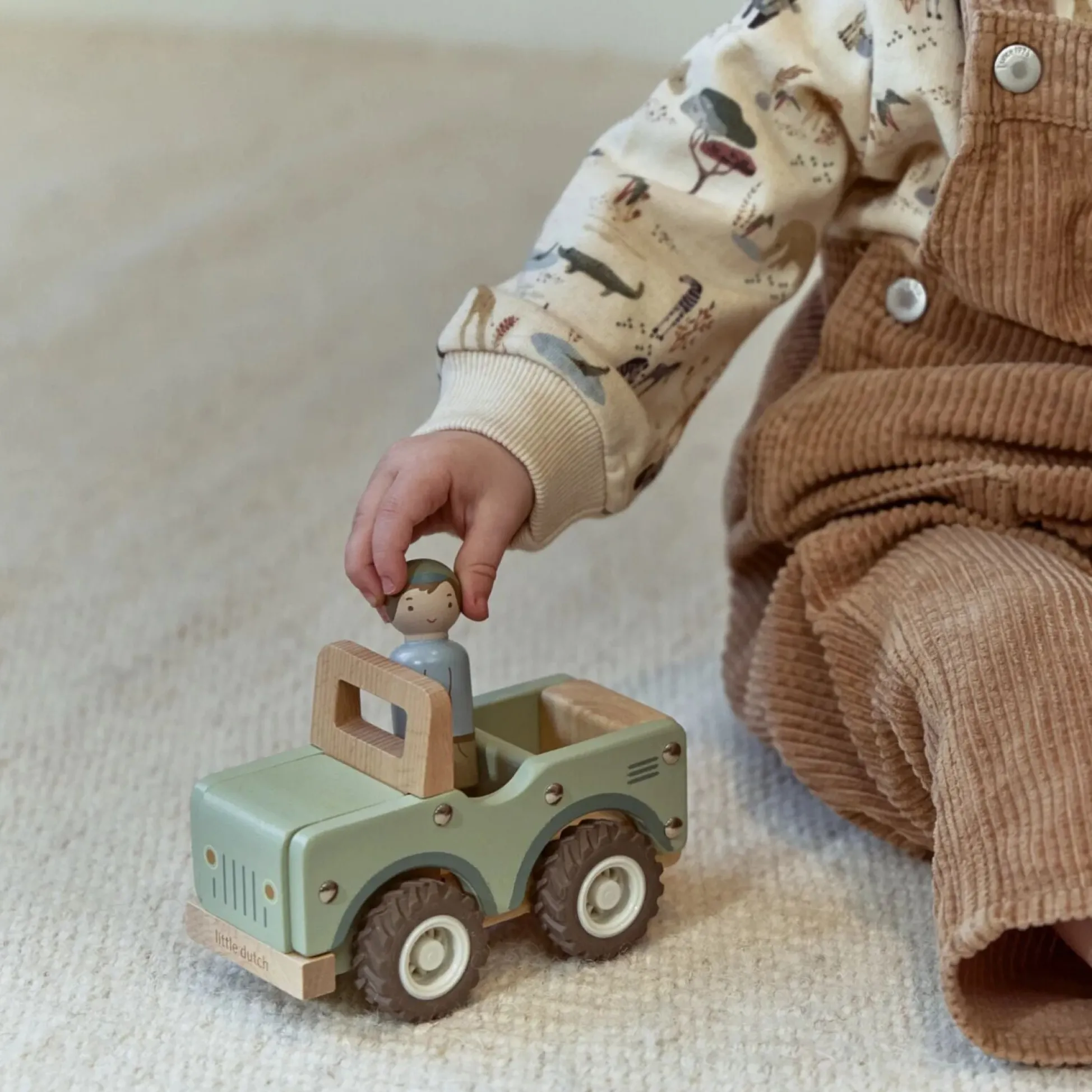 Wooden safari car - Green