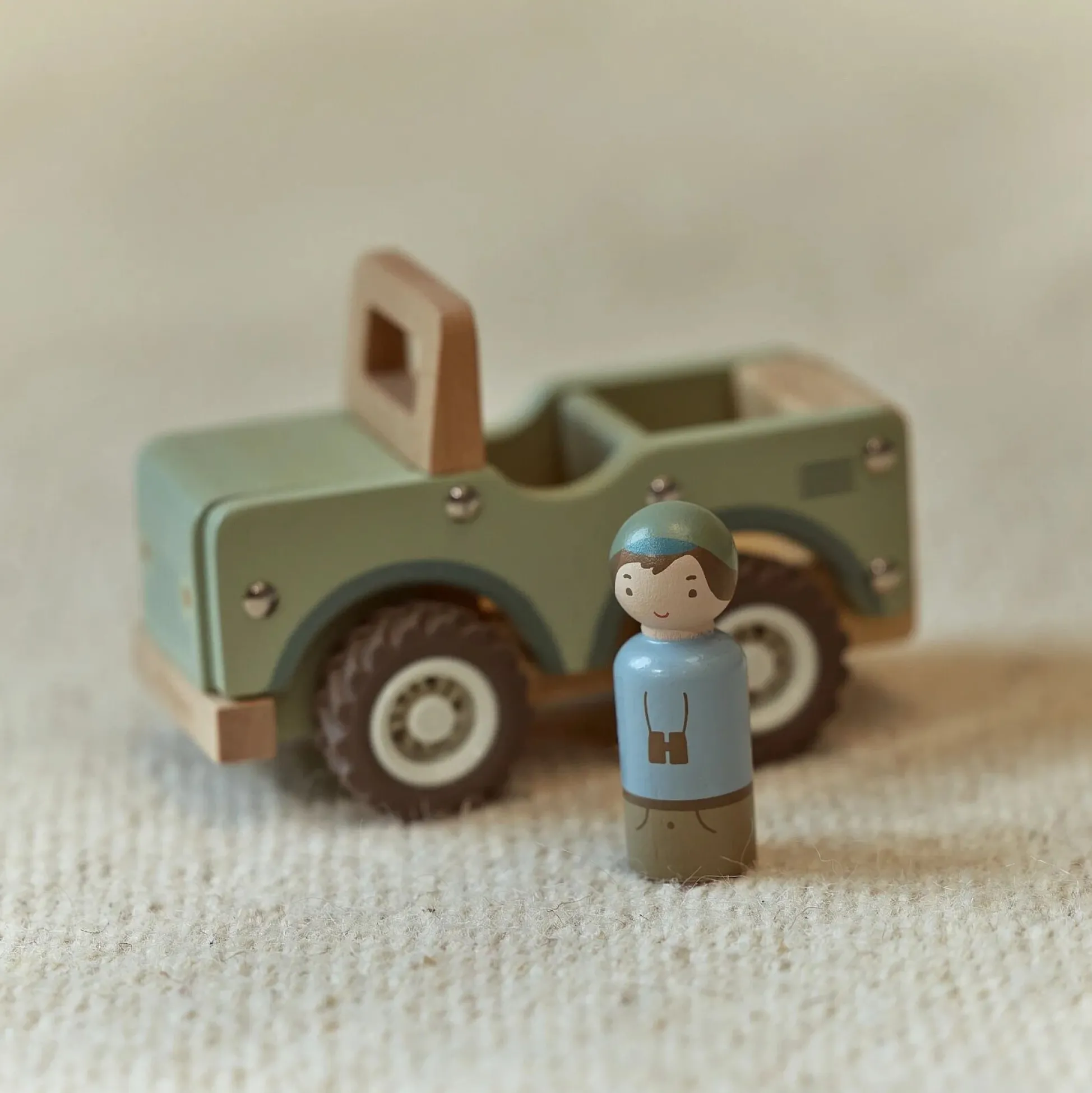 Wooden safari car - Green
