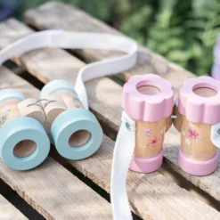 Wooden Telescope - Pink - Fairy Garden