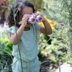 Wooden Telescope - Pink - Fairy Garden