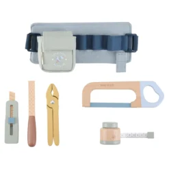 Wooden tool belt - Blue - Essentials
