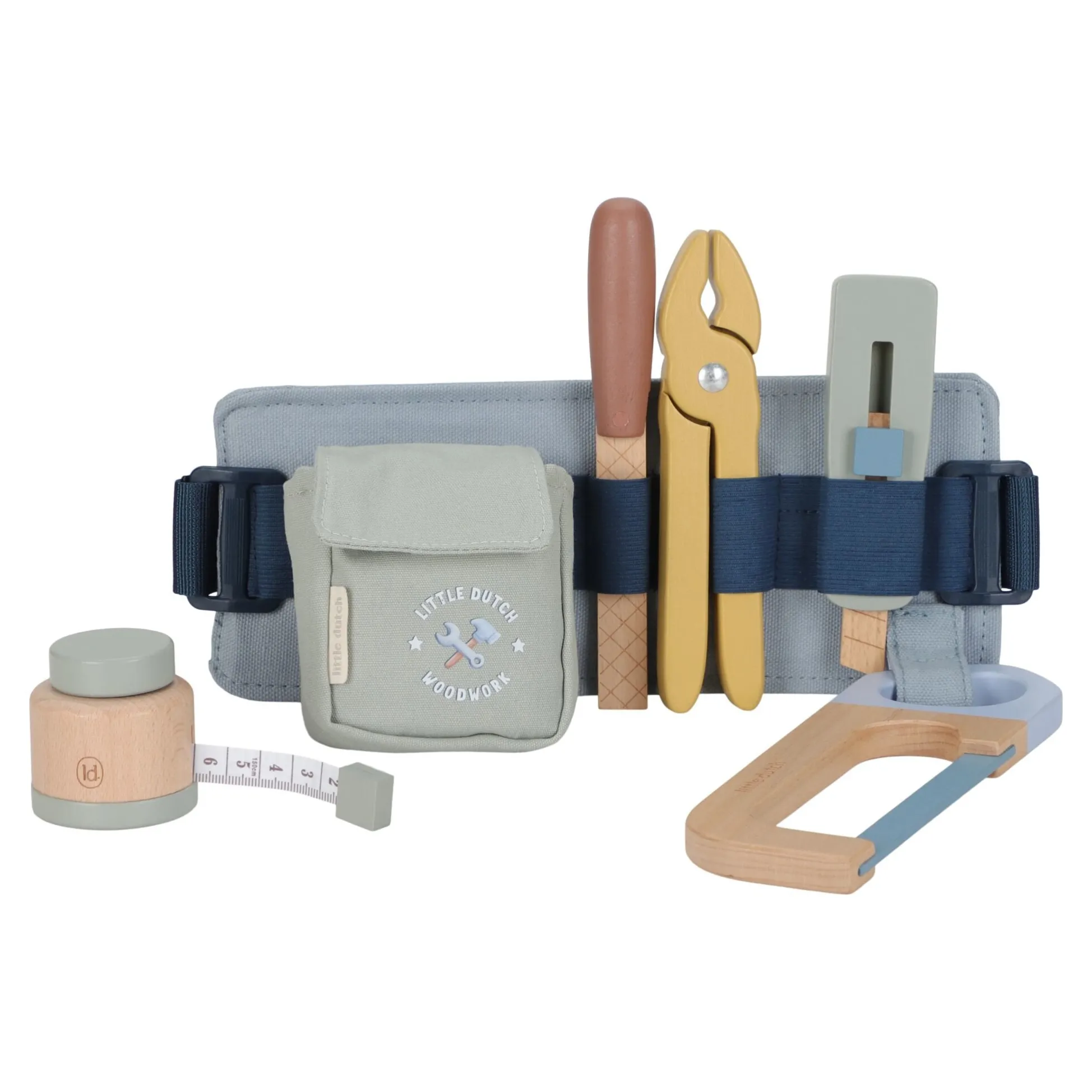 Wooden tool belt - Blue - Essentials
