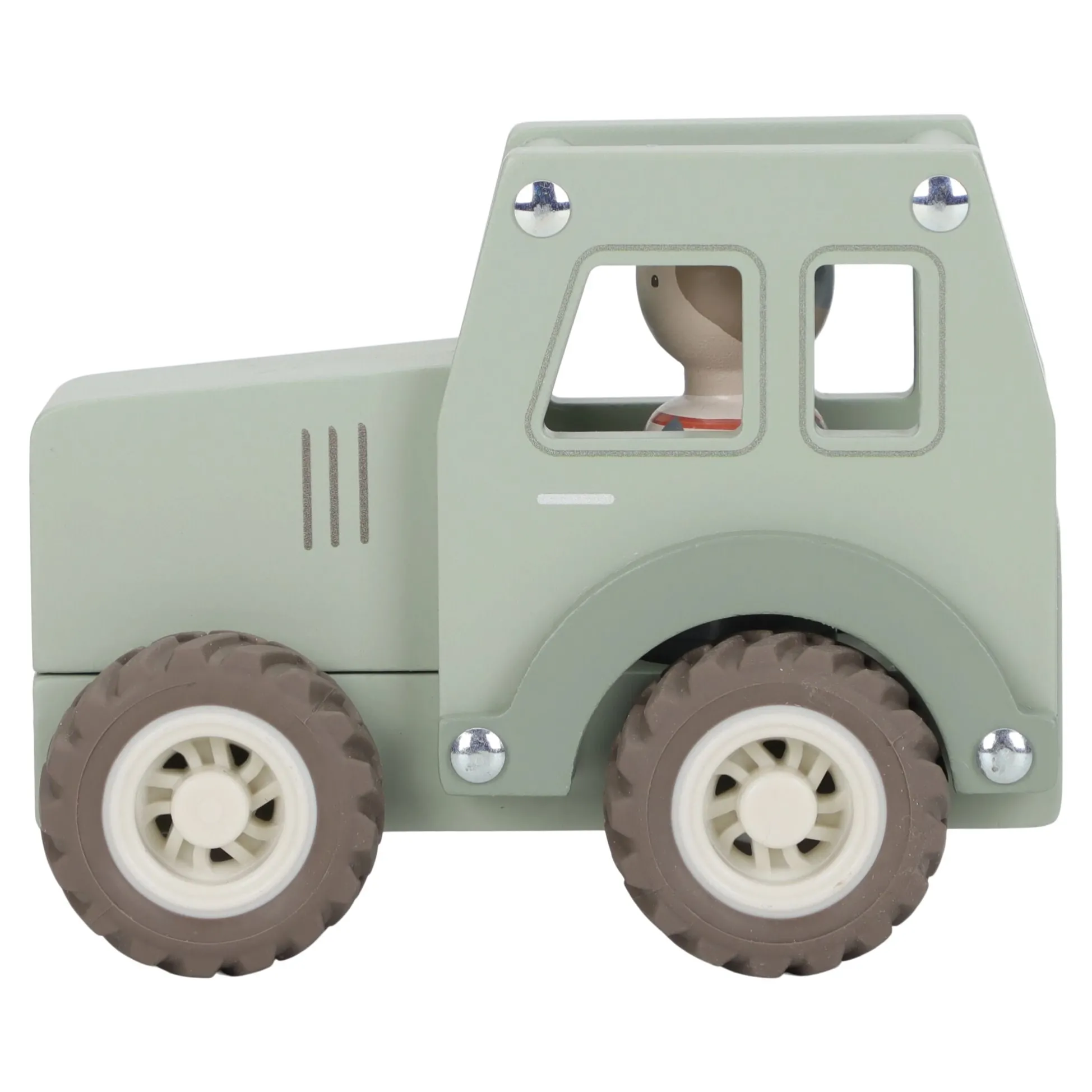 Wooden tractor - Green