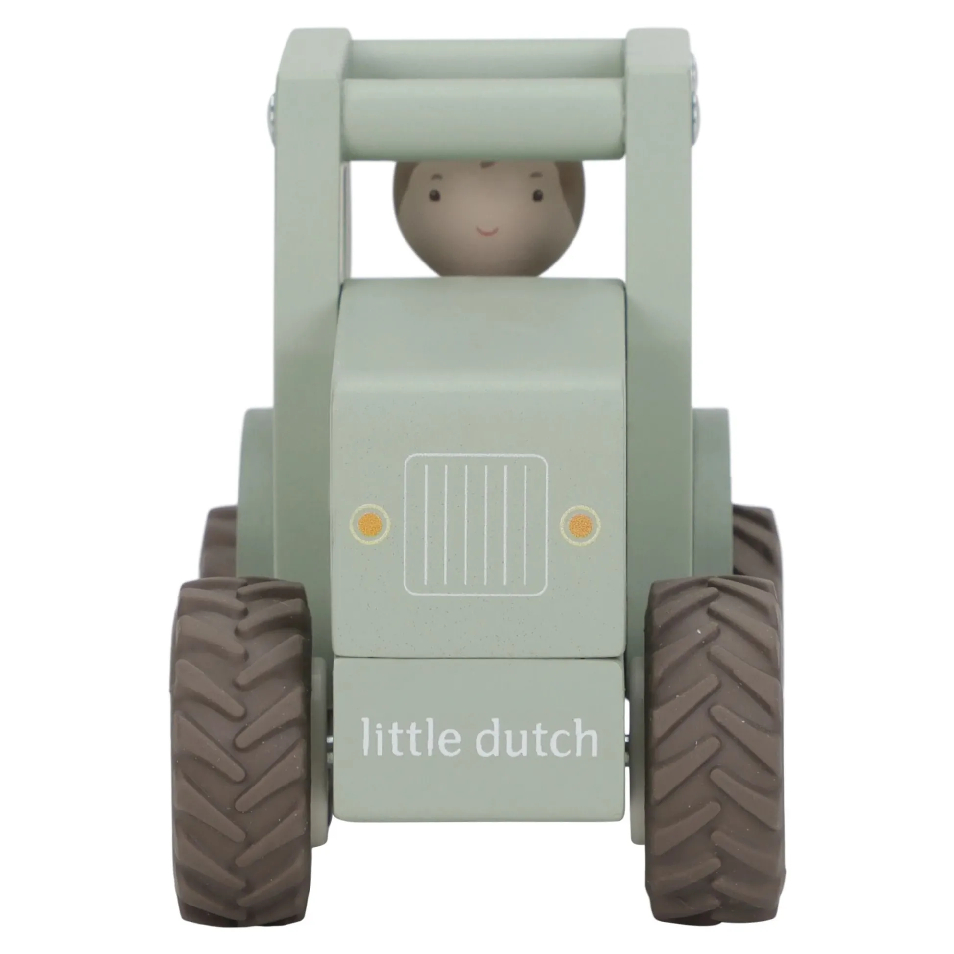 Wooden tractor - Green