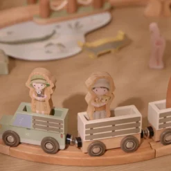 Wooden Train Track Safari