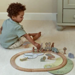 Wooden Train Track Safari