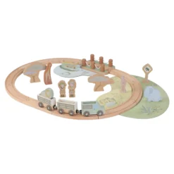 Wooden Train Track Safari