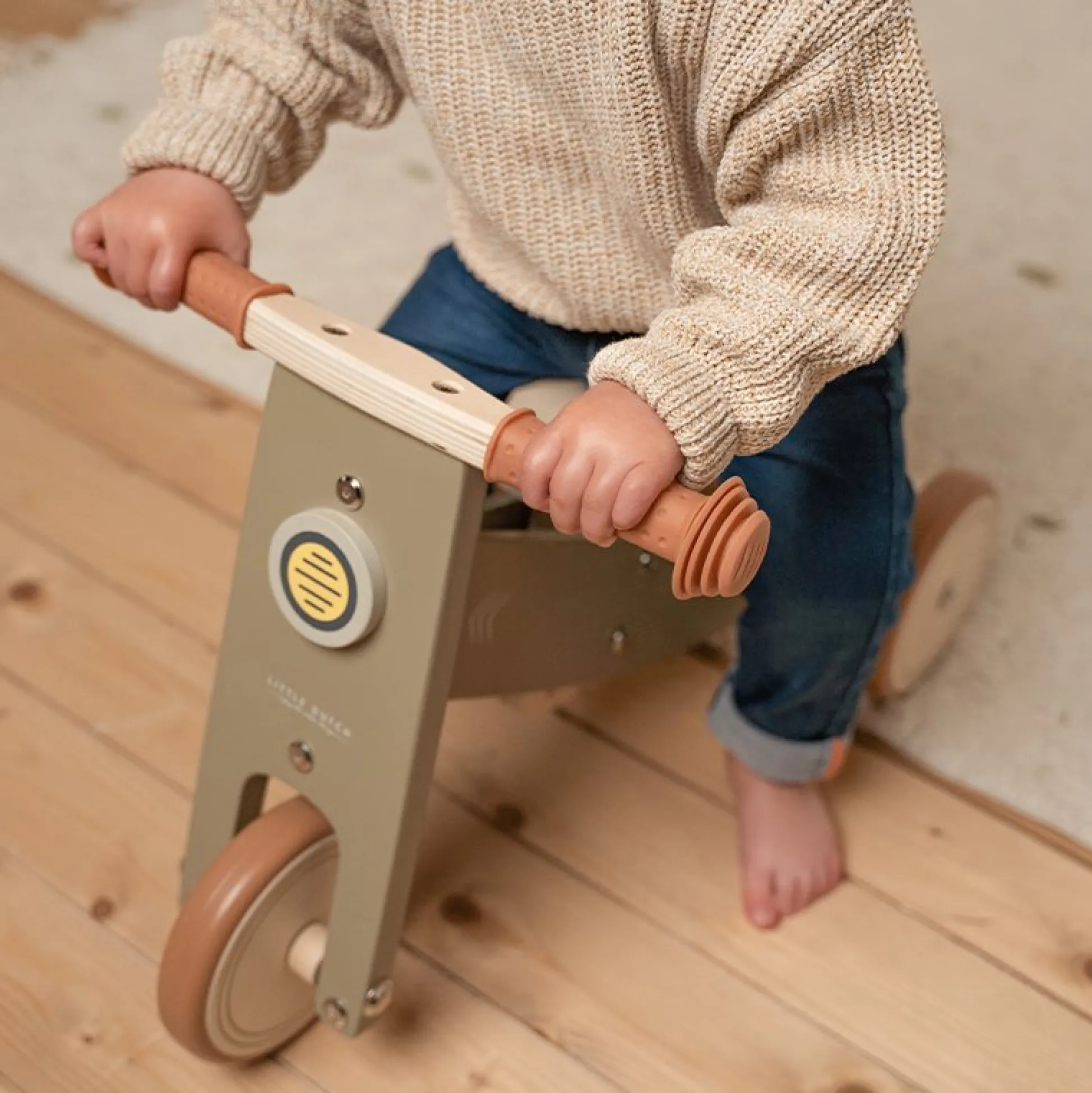 Wooden Tricycle Olive