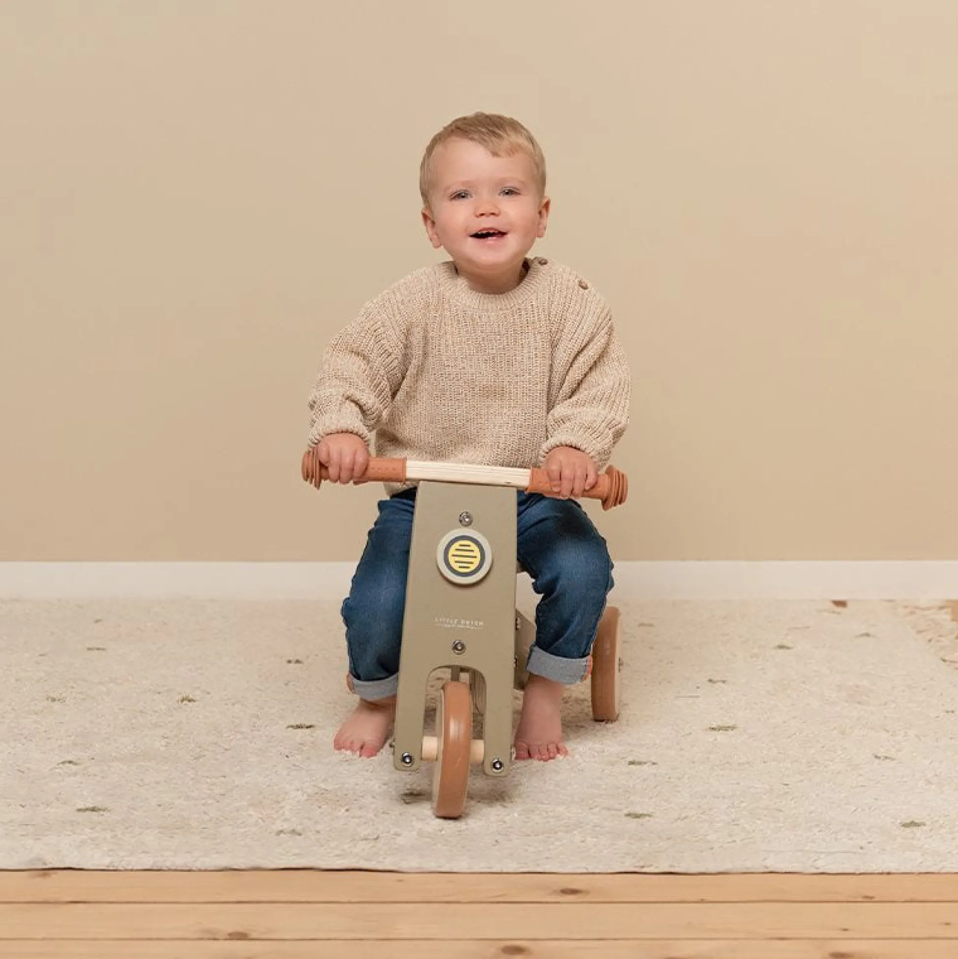Wooden Tricycle Olive
