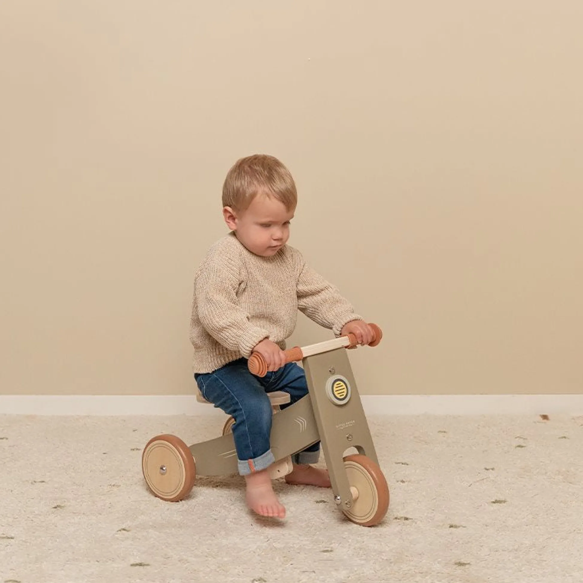 Wooden Tricycle Olive