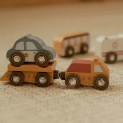 Wooden vehicle set – Multicolored – Essentials