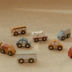 Wooden vehicle set – Multicolored – Essentials