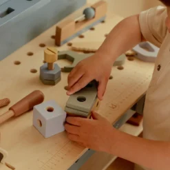 Wooden workbench - Blue - Essentials